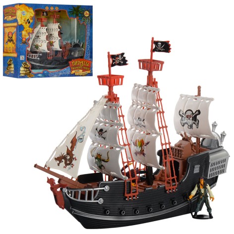 Набор пиратов 38 см, фигурки 2шт, в коробке, 41-36-13 см