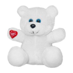 М'яка іграшка Ведмежа Топік білий арт.ZL1121 Золушка