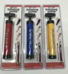 Насос для п/еьок/м'ячів/камери, 23,5см, 3 кольори, слюда, 11-36-5см 