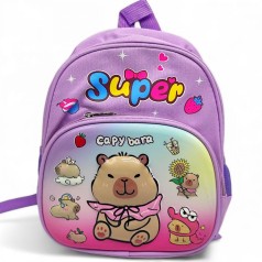 Рюкзак детський, 25х30х12 см (Капибара Сиреневая)