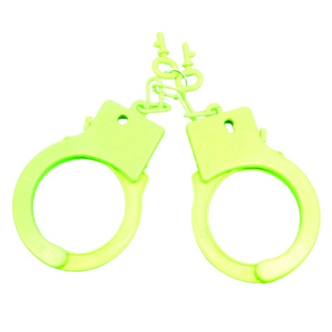 Наручники пластиковые зеленые