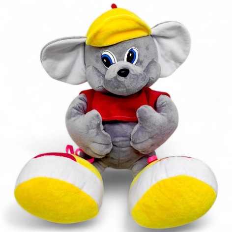 М'яка іграшка Мишенятко Паша, (червоний)