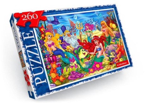 Пазли "Русалочка", 260 ел