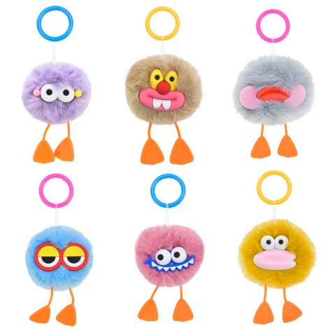 Іграшка брелок 10см 6 видів у п/е 