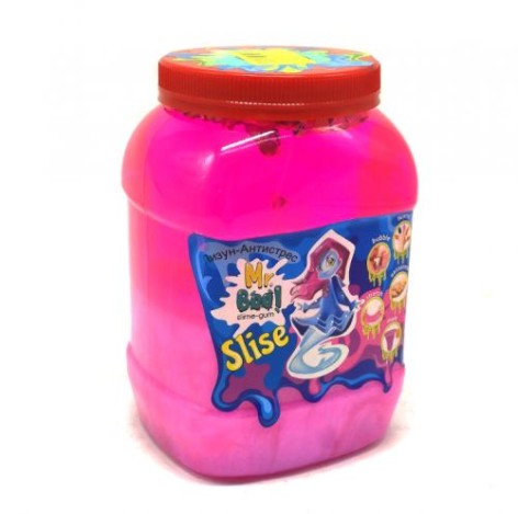 Лизун-антистресс "Mr. Boo с фимо", 1000 г (розовый+)