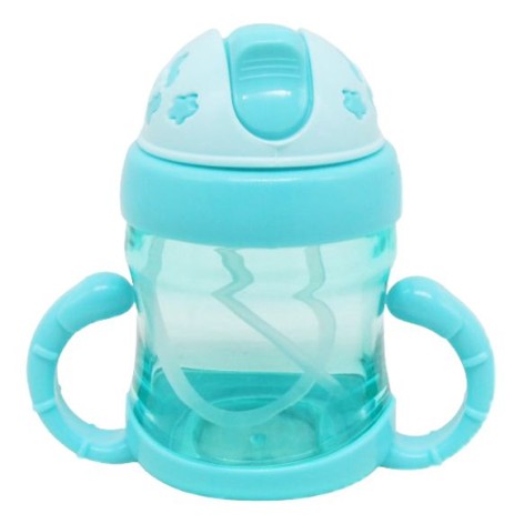 Поїльник з трубочкою, 150 мл, блакитний