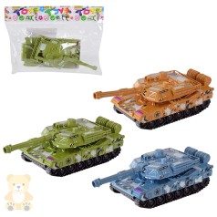 Іграшковий танк пластиковий 3 кольори 15x5x4,5 см (360-2)