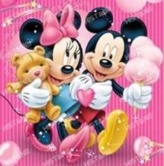 Алмазна мозаїка на підрамнику "Мультгерої" TK Group 20х30см JS27615