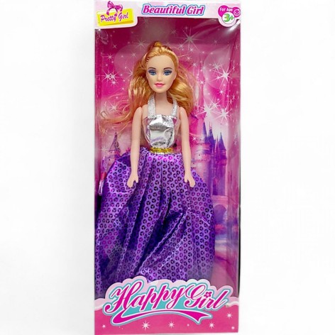 Кукла (фиолетовая пайетка платье)