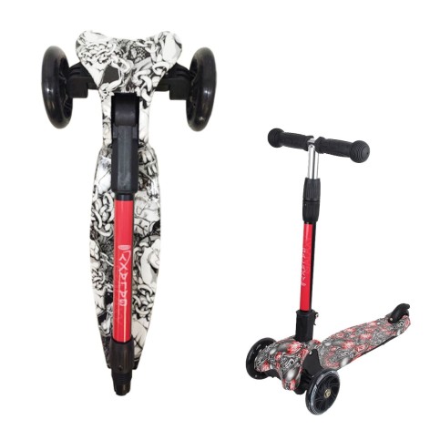 Самокат триколісний череп