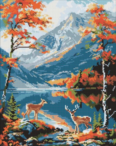 Набор с алмазной мозаикой Магия природы Ideyka 40х50 см AMO8086