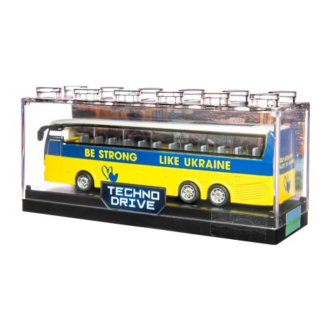 Модель TechnoDrive  АВТОБУС ЕКСКУРСІЙНИЙ УКРАЇНА (в пластиковому боксі) 250419G