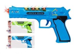 Іграшковий пістолет 2 кольори, світло, звук