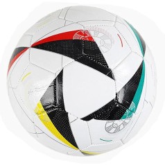 М'яч футбольний розмір 5, PVC, гумовий балон (білий)