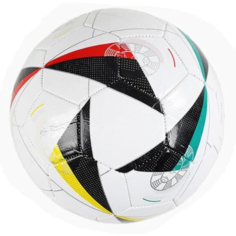 М'яч футбольний розмір 5, PVC, гумовий балон (білий)