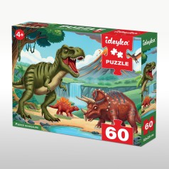 Гра-головоломка. Пазл Хижі динозаври, 60 елементів