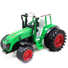 Инерционный трактор, зеленый