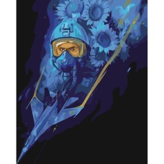 Картина за номерами Люти українські привиди 40х50 см (SY6546) з лаком та рівнем TM Strateg