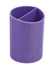 Склянка для письменного приладдя SFERIK кругла на два відділення, фіолетовий