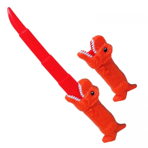 Меч телескопический "Динозавр" (оранжевый)