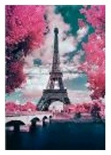 Картина по номерам "Париж " 40*50см, краски акрилловые, кисть-3шт.(1*30)