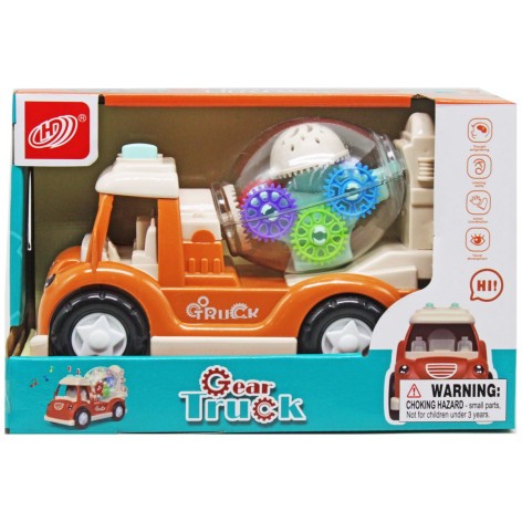 Бетонозмішувач помаранчевий