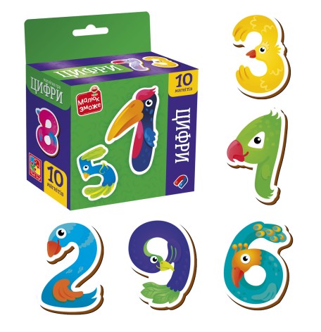 Игра развивающая, набор магнитов. 