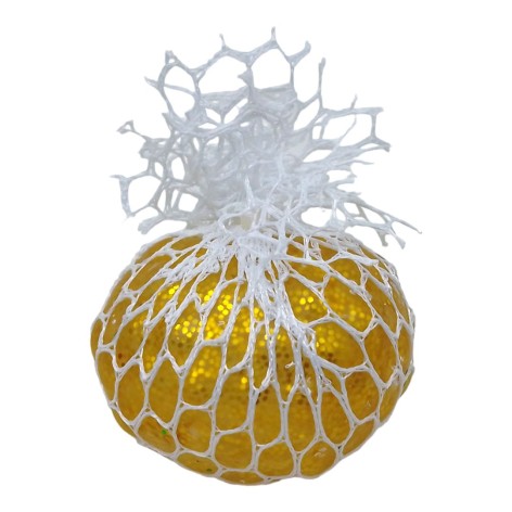 Игрушка-антистресс "Mesh Squish Ball", желтый