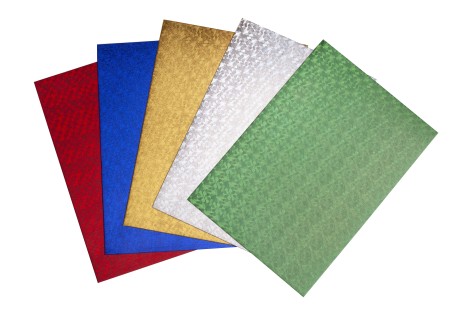 Фоамиран цвет. голограф., А4, 5 л. - 5 кол. 2мм, KIDS Line