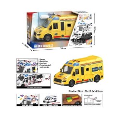 Машинка інкасаторська машина, мелодія, звукові ефекти, підсвічування, інерційний механізм, рухомі деталі, викрутка, насадки, в кор. 