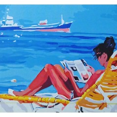 Картина по номерам 0447 ОРТ Летние каникулы 40*50