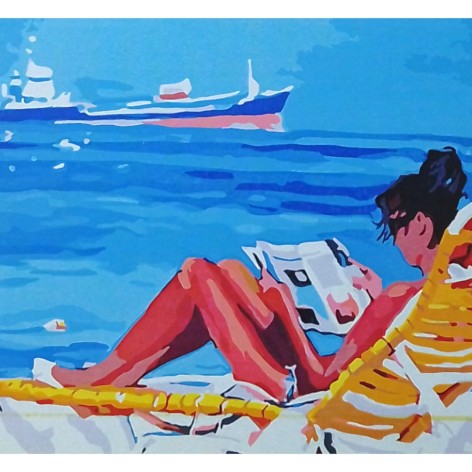 Картина по номерам 0447 ОРТ Летние каникулы 40*50