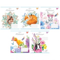 А5/12 лін. Yes Sunny spring, тетрадь учнів. 25 шт в уп. //