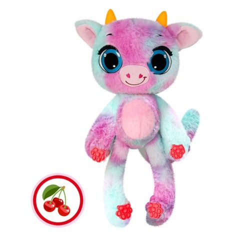 М'яка іграшка з ароматом "Вишнева корівка" (34 см) Bubble Pops