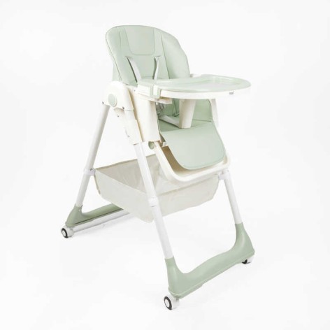 Стільчик для годування Toti м’який чохол PU, 4 колеса, знімний столик, корзинка, в кор. /1/