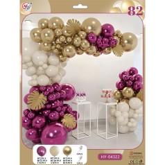 Набір повітряних куль 82шт для створення фотозони - арки HY-04322