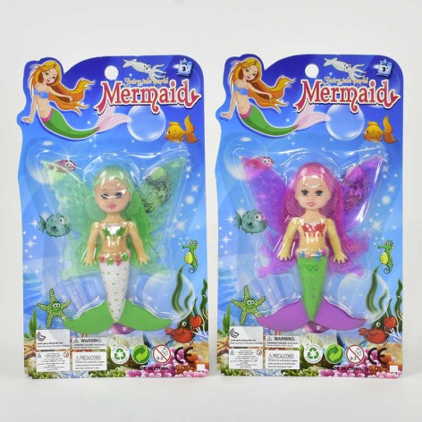 Лялька-русалка 2 види, на листі 