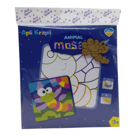 Мозаїка дитяча з фоамірану "Стрекоза", 20х20 см