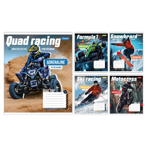 А5/18 лін. 1B Hobby, зошит учнівський шкільний, ціна за 25 шт. //