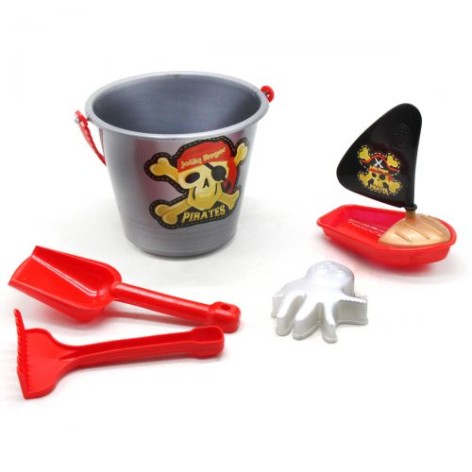 Пісочний набір "Веселий Роджер", сріблястий