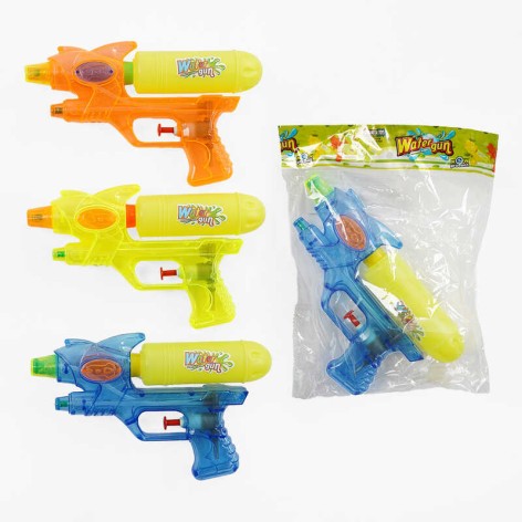 Водный пистолет съемный баллон, помповый механизм, 2 дула, в п/э 