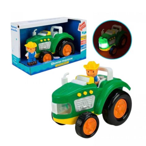 Машина муз. "Грайся та навчайся"батар., звук, світло, короб. 23,5*11,5*14,5см