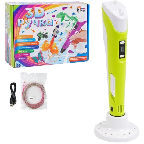 Ручка 3D 4FUN Game Club, USB кабель питания, в коробке