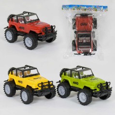 Джип інерційний 3 кольори, 1 шт в п/е 