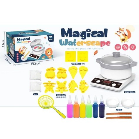 Набор для творчества: фигурка, кастрюля, плита, звуки, аксессуары, в боксе