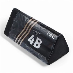 Ластик гумка Deli EH01720 чорн трикутний Scribe 40x19x19мм суперм'який