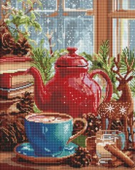 Алмазная мозаика на подрамнике Ideyka 