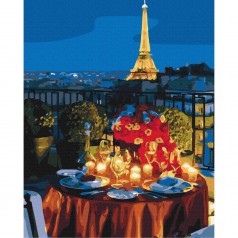 Картина по номерам: Свидание в Париже