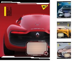 Зошит А5/12 лін. YES Dezir concept, зошит учнів. 25 шт. в уп. //