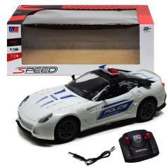 Машина на радиоуправлении UD 2502 A белая полицейская